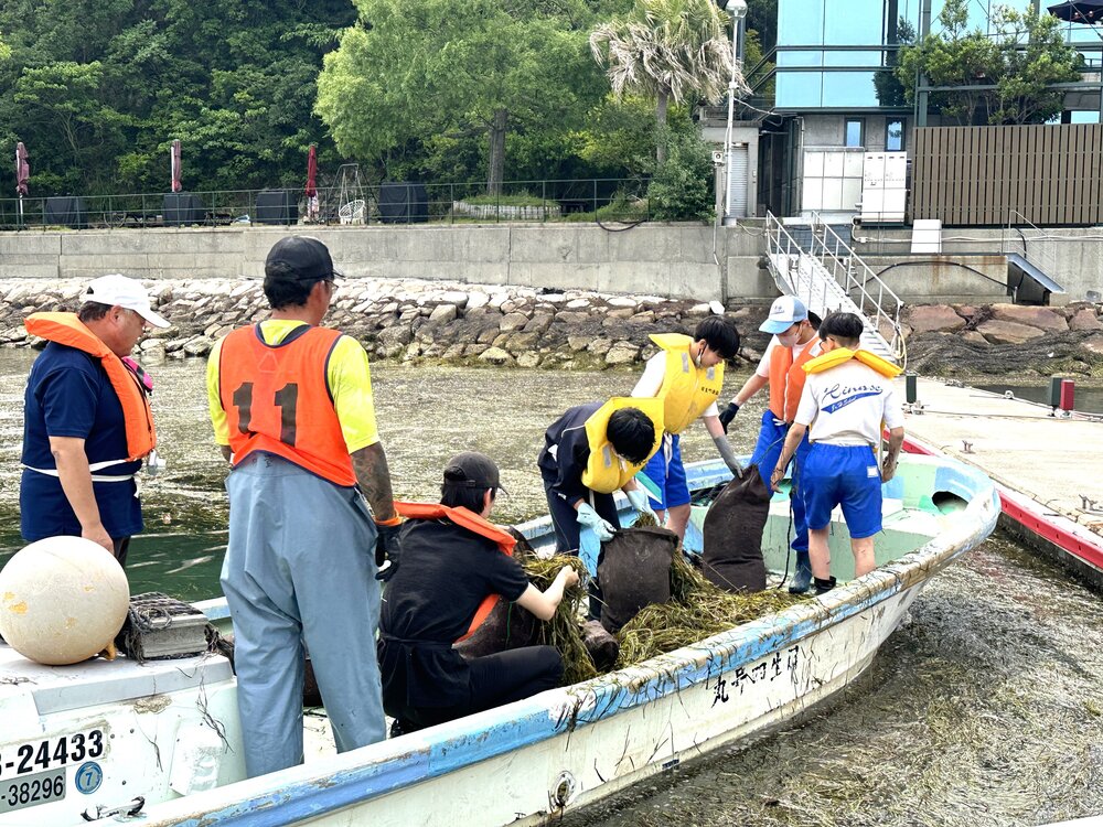 ブルーカーボン ③  『藻場再生　1億粒の種まき』（明日への環境Lesson／静岡新聞）